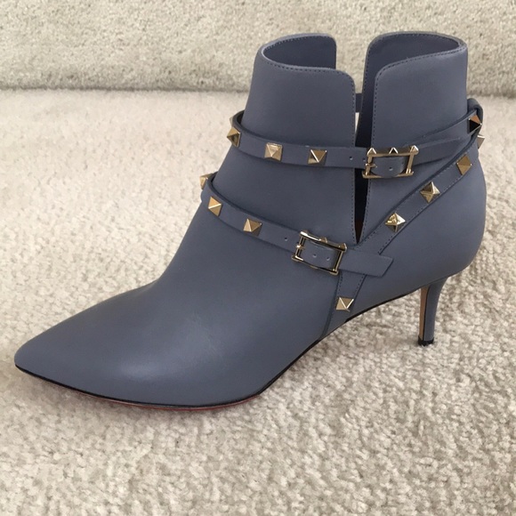 Valentino Rockstud Leather Bootie - Picture 4 of 16